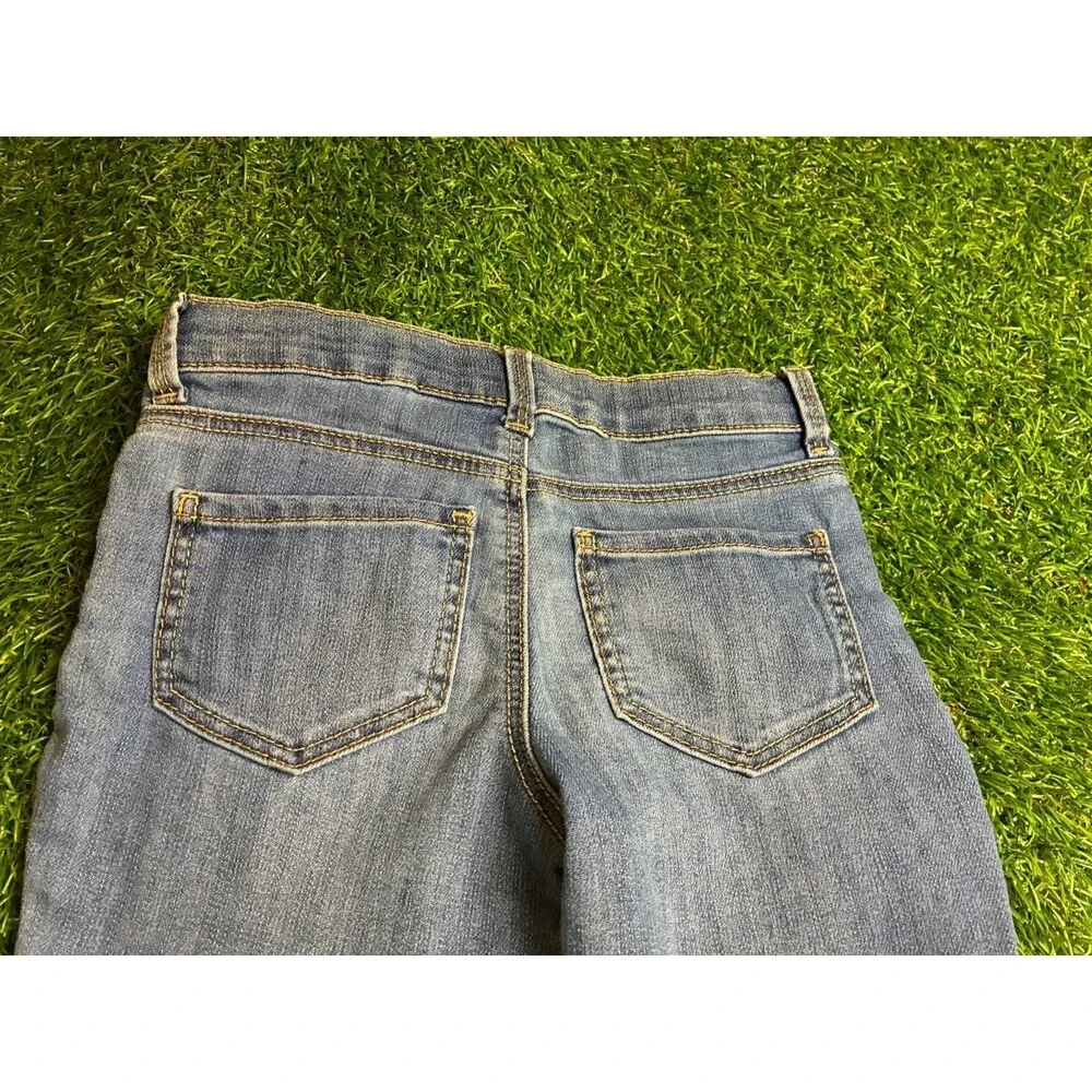 B’gosh Jeans Lot of 2 Size 5T Skinny Super Skinny Dark & Light Wash Cute!!